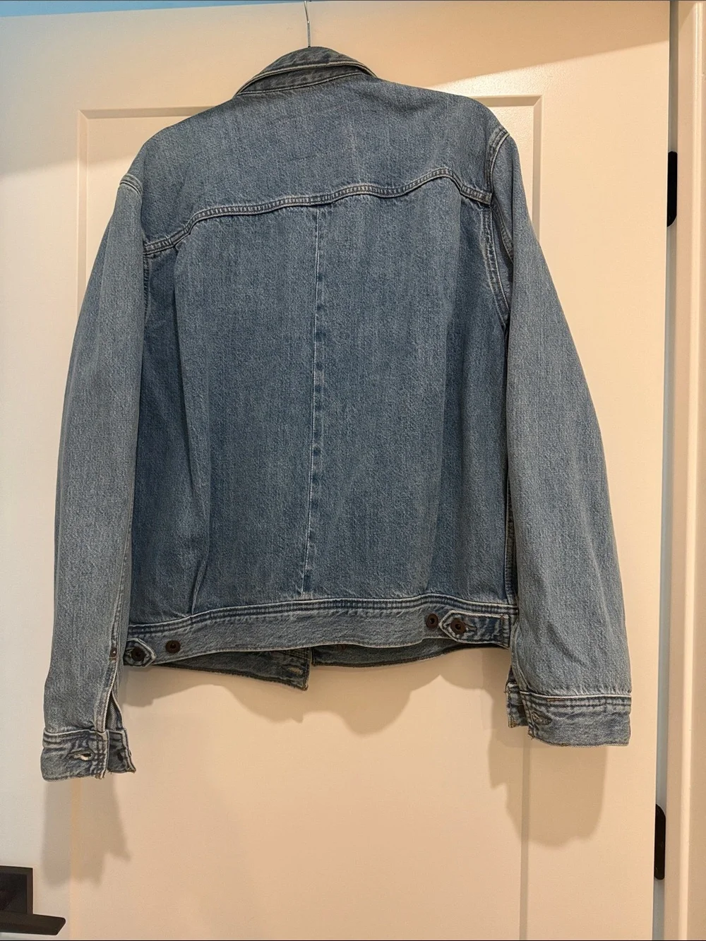 Men’s Light Blue Denim Jacket - Classic Trucker Style